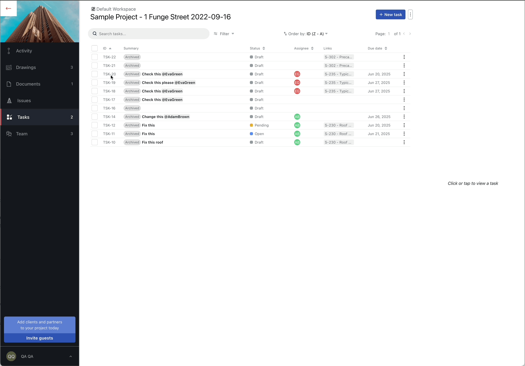 Unarchive tasks.gif