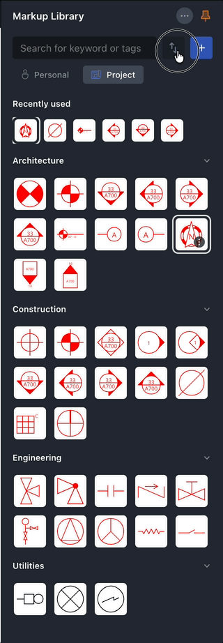 Markup_Library_sorting.gif