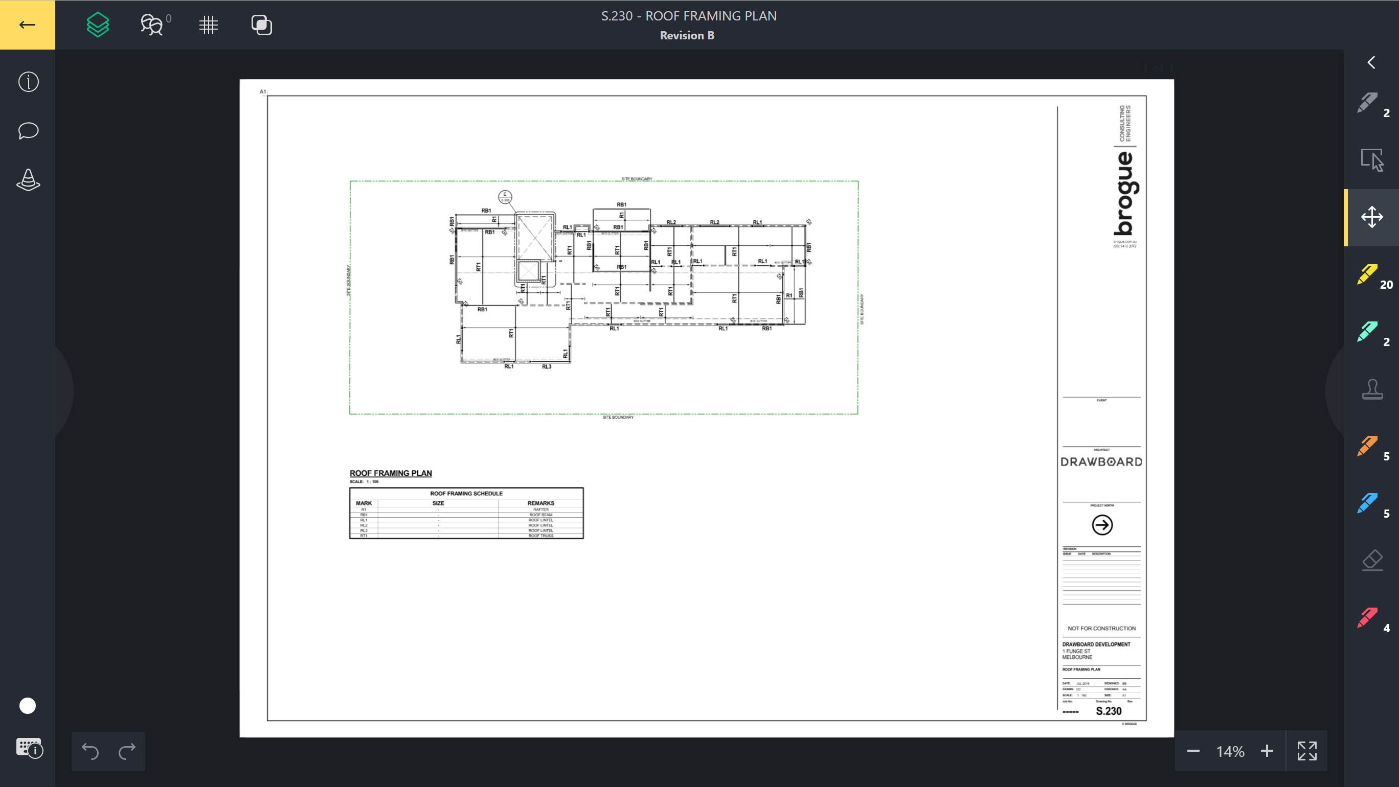 drawboard page view right to left