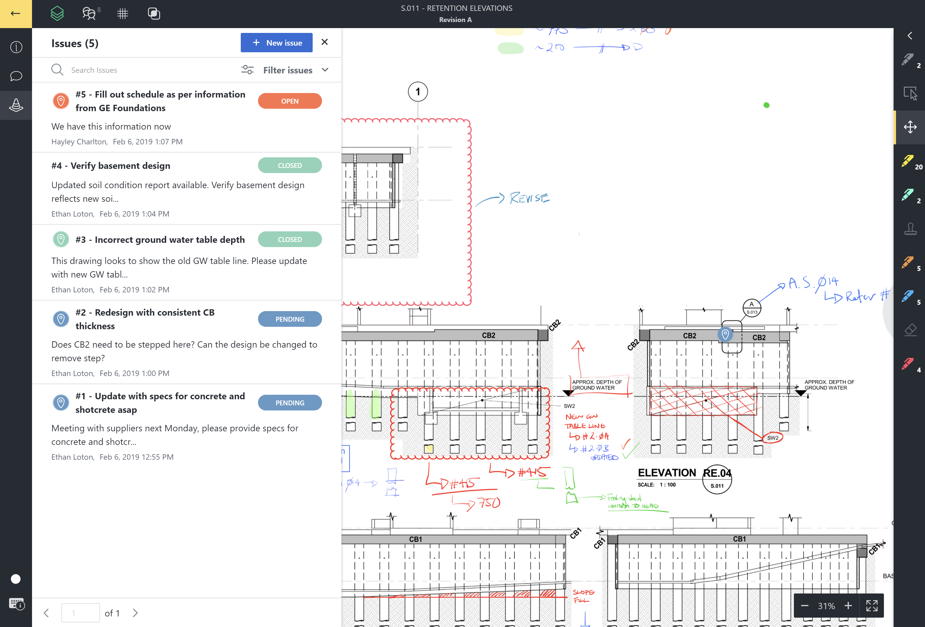 drawboard page view right to left