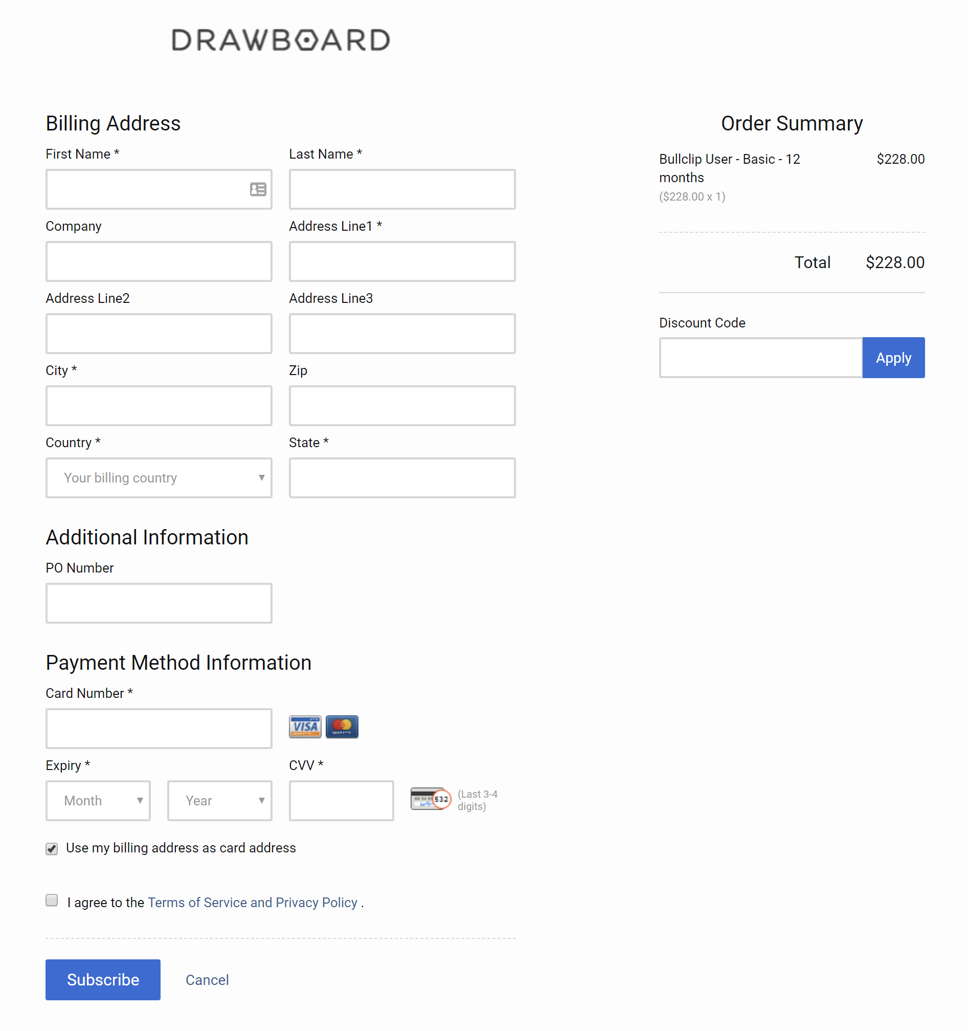 drawboard pdf key